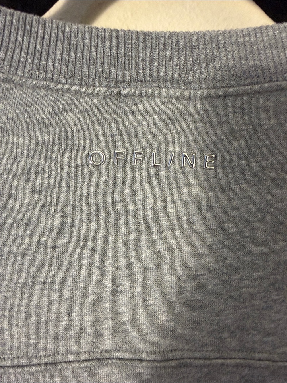 OFFLINE By Aerie Cloud Fleece Oversized Crewneck Sweatshirt in Gray Size L - Picture 6 of 14
